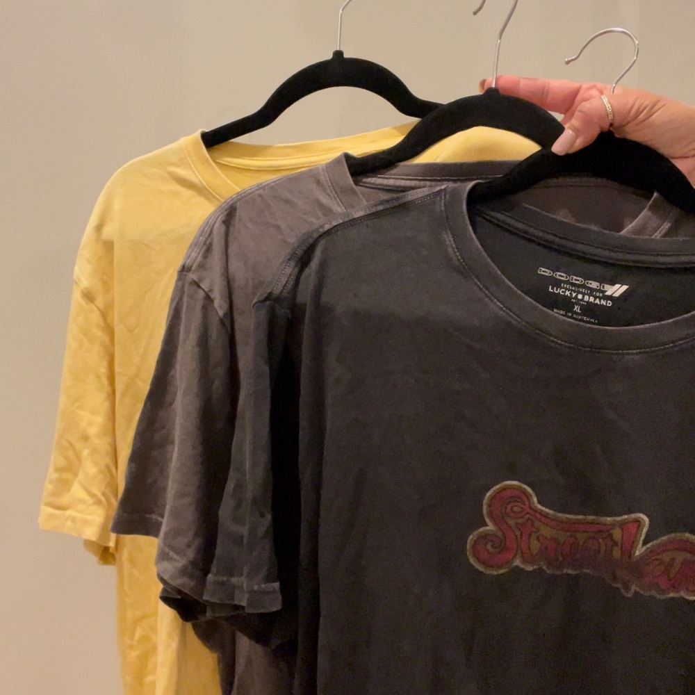 Lucky Brand  (3) T-shirts. New with tags